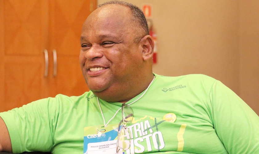 Hoje Paulo César Salgado Oliveira  é missionário das Junta de Missões Nacionais da Igreja Batista. (Foto: Guiame/ Marcos Paulo Corrêa)
