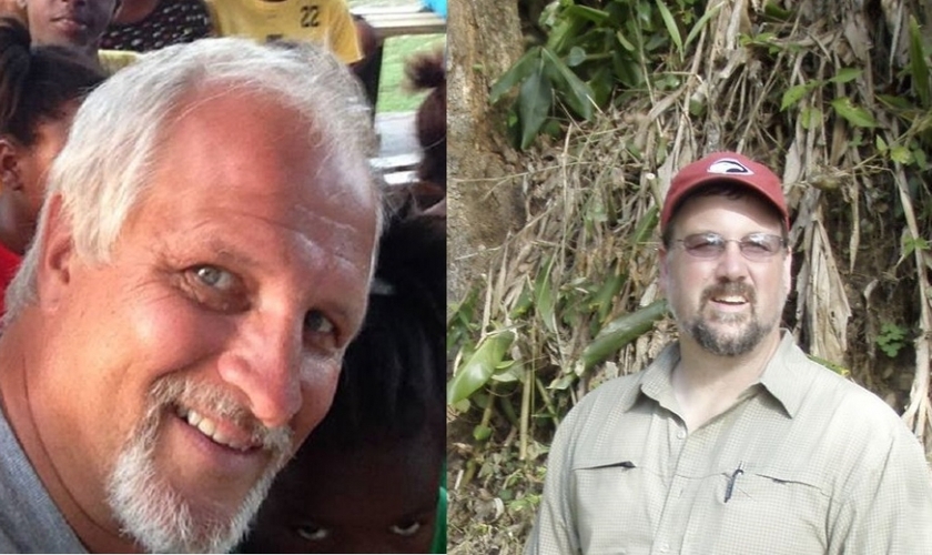 Harold Nichols, 53 anos (à esquerda) e Randy Hentzel, 48 anos (à direita) trabalhavam como missionários na Jamaica e foram encontrado mortos no último final de semana. (Imagem: Facebook)