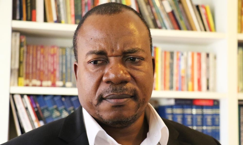 O bispo Albert Kankienza é conselheiro de Denis Sassou Nguesso, presidente da República do Congo. (Foto: Guiame/ Marcos Paulo Corrêa)