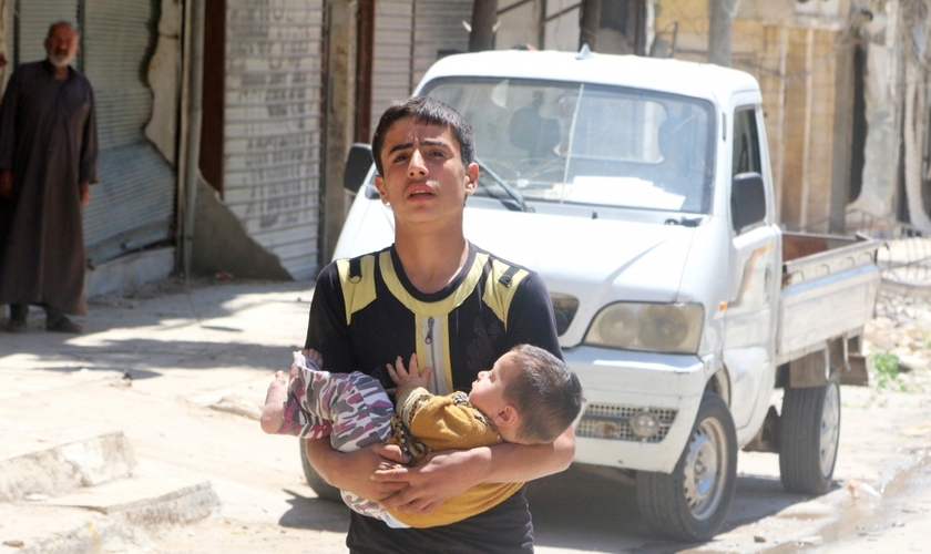 Dos 65 mortos do dia 3 de maio, cerca de 35 morreram quando o Hospital Dabbit. (Foto: Reuters).