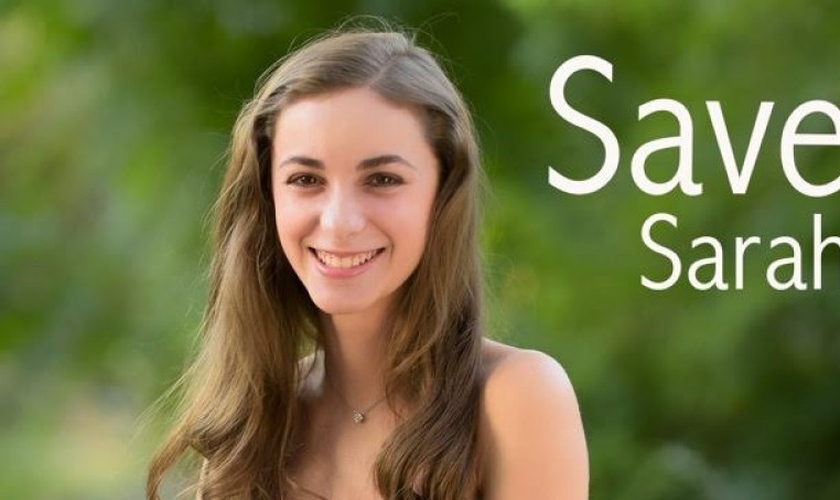 Imagem criada para a campanha no site de doações livres 'GoFundMe'. (Foto: Save Sarah)