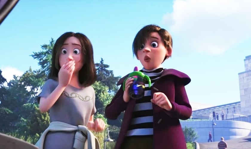 Em uma das cenas de seu primeiro trailer, aparecem duas mulheres cuidando de um bebê em um parque. (Imagem: Youtube)