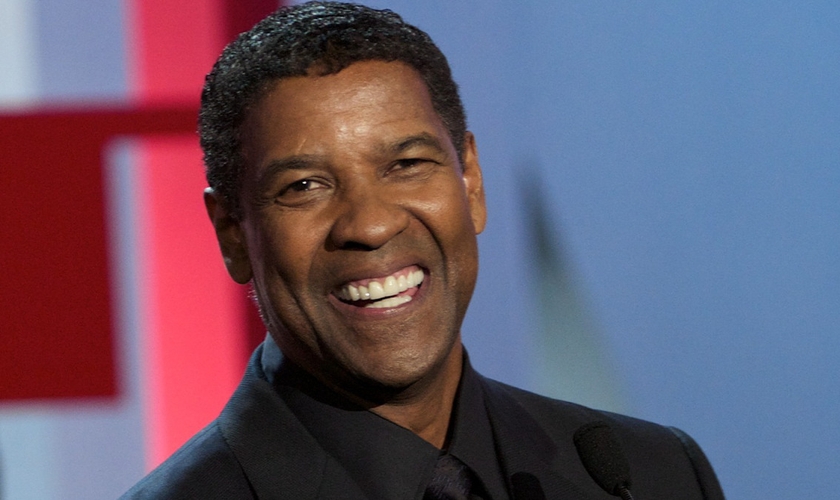 Denzel Washington é um ator premiado em Hollywood e tem declarado publicamente a sua fé cristã. (Foto: Film Journeys)