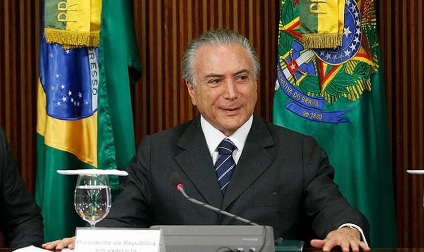Presidente Michel Temer. (Foto: Folha de S. Paulo)