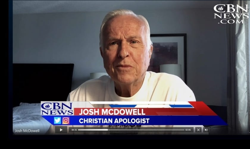 Pastor e escritor Josh McDowell. (Imagem: CBN News)