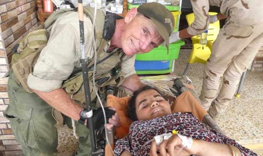 Rahab recebeu a ajuda do missionário americano para escapar. (Foto: Dave Eubank/Free Burma Rangers)