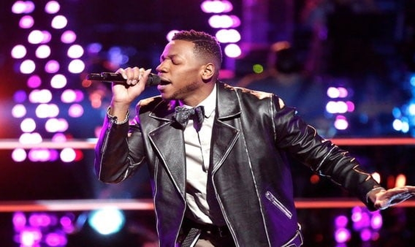 Chris Blue é candidato do The Voice e está na final do programa. (Imagem: Youtube)