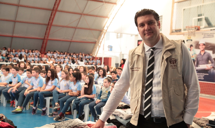 Mais de 7 mil alunos colaboraram com a arrecadação. (Foto: Denisson Di Berardino).