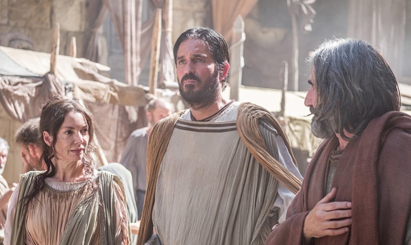 Este é o primeiro papel bíblico de Jim Caviezel desde 2004 em "A paixão do Cristo". (Foto: Affirm Films).