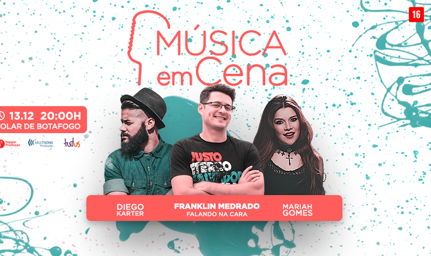 urante o show, Diego irá apresentar covers e também canções de seu álbum “Deus se faz Presente”. (Foto: Divulgação).