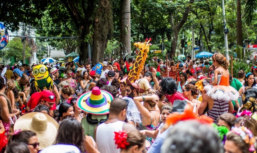 Imagem ilustrativa. Bloco de rua realizado durante o Carnaval do Rio de Janeiro. (Foto: Pedro Serra)