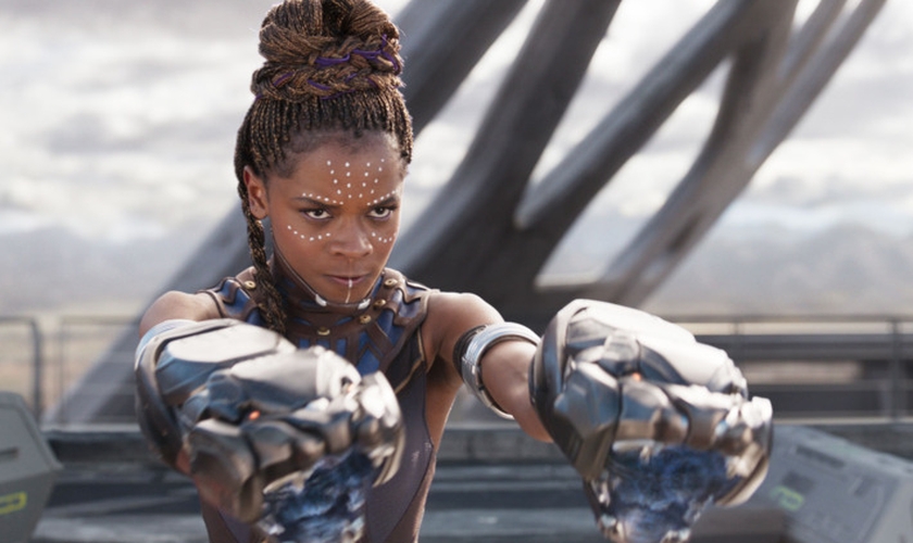 Letitia Wright interpretou Shuri no filme “Pantera Negra”. (Foto: Marvel Entertainment)