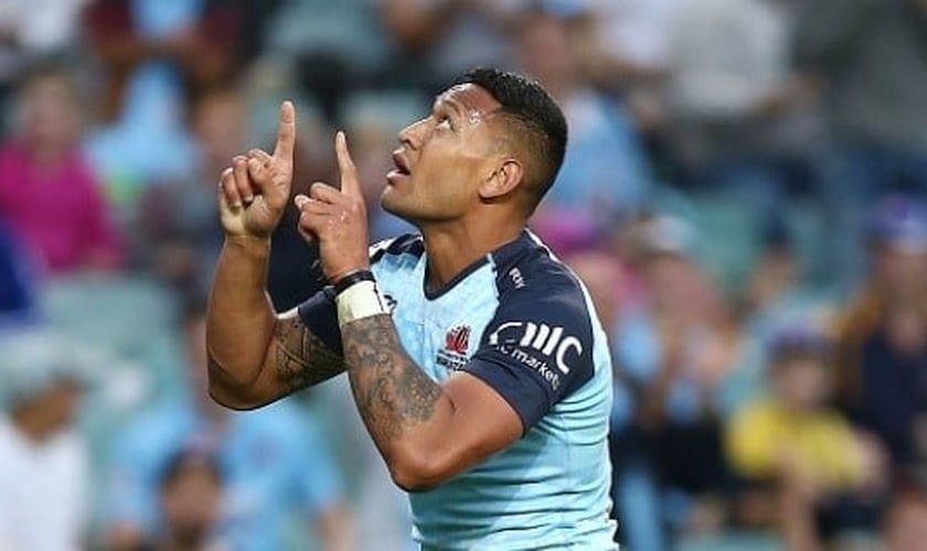 Israel Folau é jogador de Rugby e atua pelo Waratahs, na Austrália. (Foto: SA Rugby Mag)