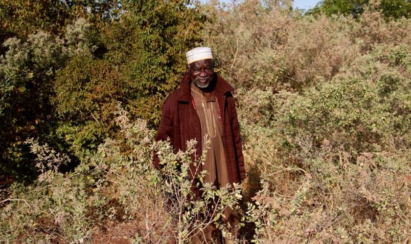 Imagem ilustrativa. Idoso em Gourga, na província de Yatenga, ao norte de Burkina Faso. (Foto: TRF/Morgane Le Cam)