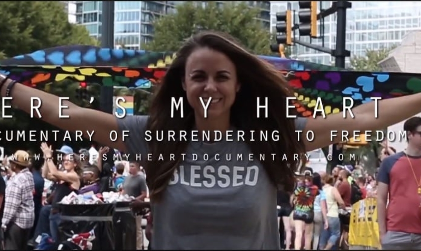 Documentário "Here's My Heart" conta os testemunhos de 12 ex-homossexuais que estarão na Marcha da Liberdade. (Imagem: Facebook)