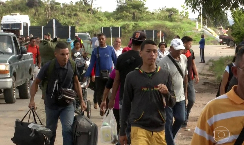 Refugiados venezuelanos que chegam ao Brasil precisam aprender a língua para conseguir emprego. (Foto: Reprodução).