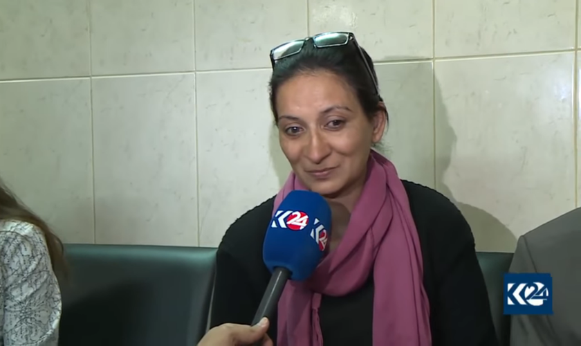 Rita foi levada pelo Estado Islâmico para ser vendida como escrava sexual. (Foto: Reprodução).