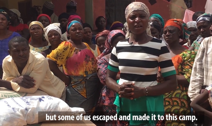 Mary Dung fala em vídeo da Missão Portas Abertas sobre a situação dos cristãos que sobreviveram aos ataques dos Fulani, grupo terrorista nigeriano. (Foto: Missão Portas Abertas/EUA)