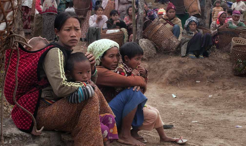 Cristãos da etnia Kachin estão sofrendo genocídio em Mianmar. (Foto: Portas Abertas - EUA)