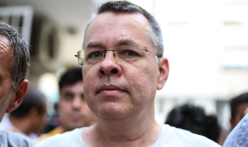 O pastor Andrew Brunson foi transferido para prisão domiciliar na Turquia em julho. (Foto: Agence France-presse/Getty Images)