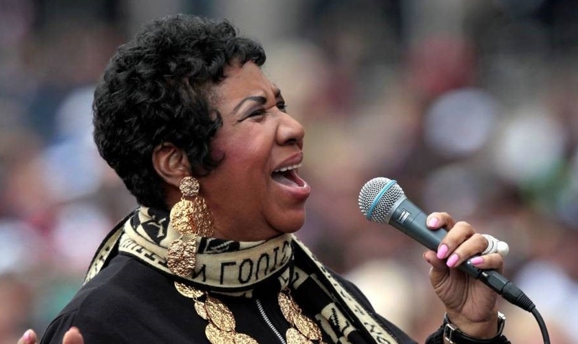 Aretha Franklin, durante uma apresentação em Detroit em 2011. (Foto: JEFF KOWALSKY / EFE)