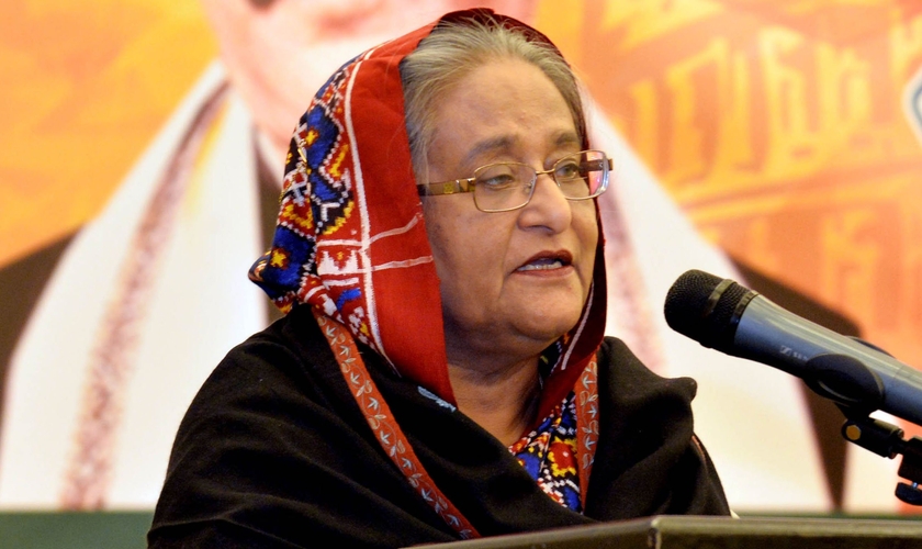 Sheikh Hasina, a primeira-ministra de Bangladesh. (Foto: Reprodução)