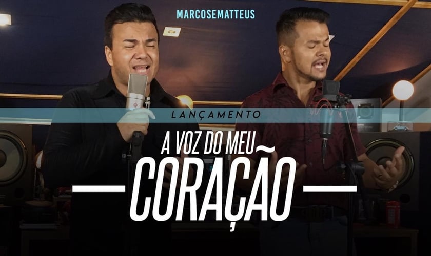 Marcos e Matteus esperam que a música alcance corações e seja mais um sucesso abençoando vidas. (Foto: Divulgação).