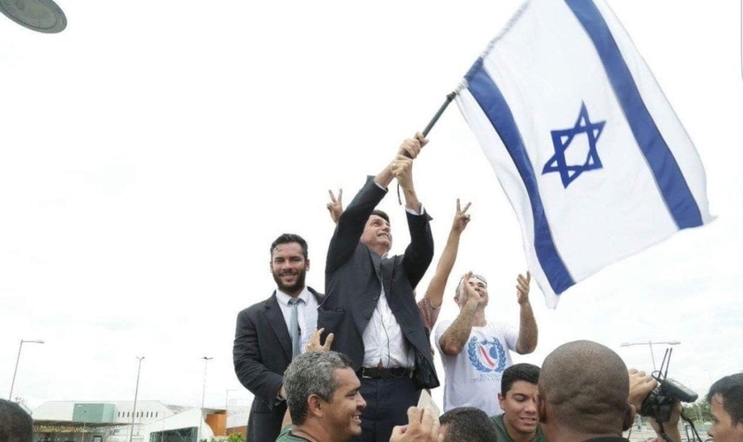 Desde o início da campanha eleitoral, o presidente eleito Jair Bolsonaro declarou seu apoio a Israel. (Foto: Reprodução)