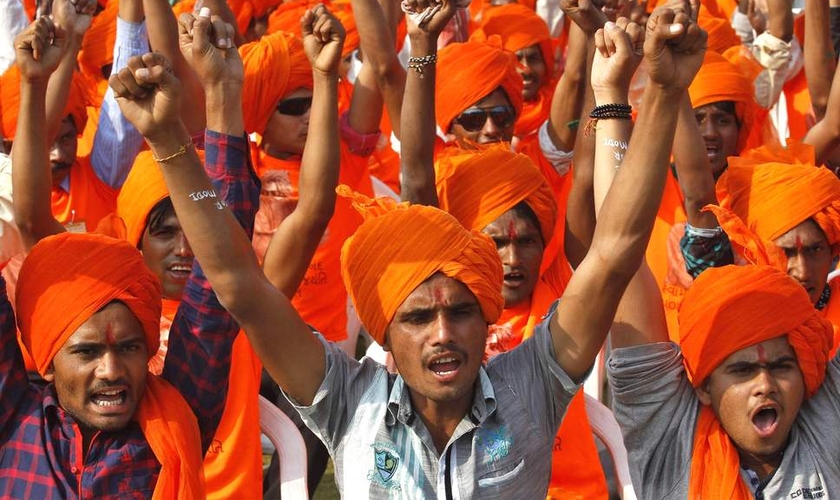 Extremistas hindus têm perseguido cristãos em muitas regiões da Índia. (Foto: Reuters)
