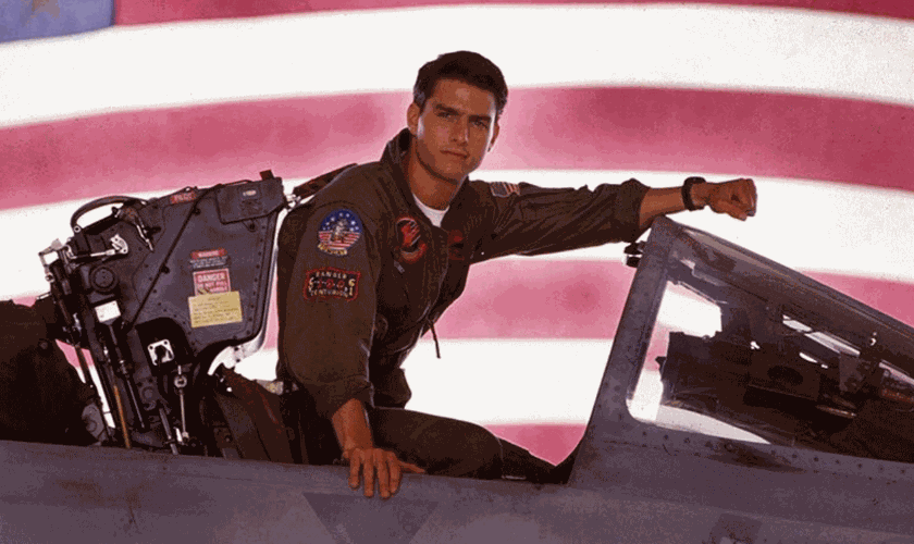 Estrelado por Tom Cruise, Top Gun foi um sucesso internacional nos cinemas, ao final dos anos 80. (Imagem: CBS News)