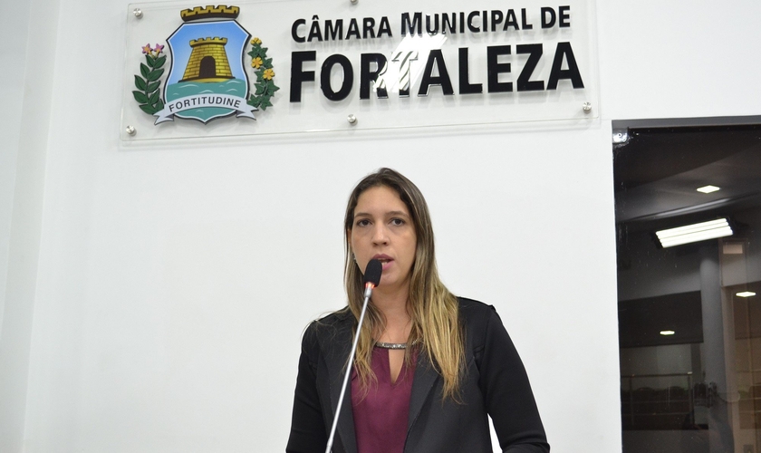 Larissa Gaspar é vereadora pelo PT em Fortaleza. (Foto: Câmara Municipal de Fortaleza)