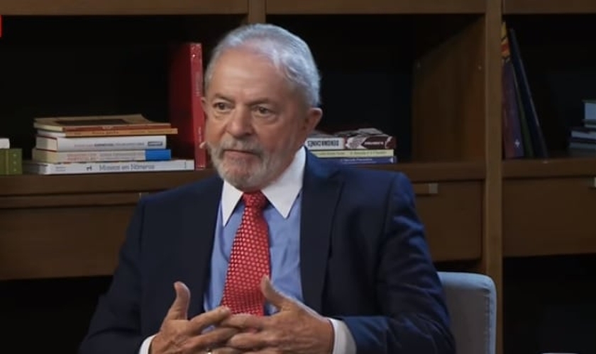 Lula falou sobre seu desejo de reaproximar o PT dos evangélicos, visando as eleições de 2022. (Imagem: TVT/Reprodução)