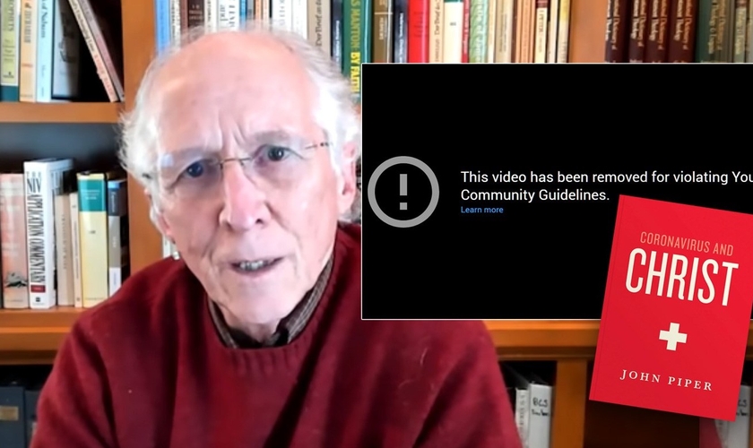 John Piper teve o áudiolivro de seu novo livro "Coronavirus and Christ" removido do YouTube. (Foto: Caldroon Pool)