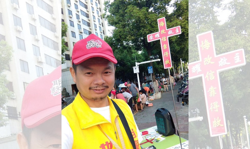 Chen Wensheng foi detido novamente em setembro por pregar o Evangelho. (Foto: China Aidi).