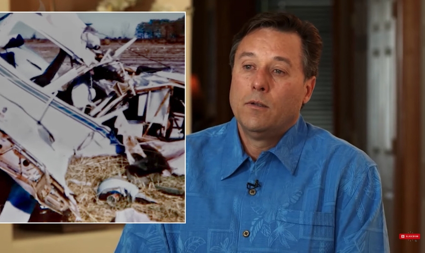 O piloto Joe Townsend foi encontrado por Deus no momento mais difícil. (Foto: The 700 Club)