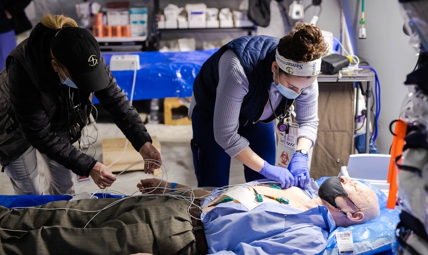 Hospital de Campanha foi montado nos arredores de Lviv, na Ucrânia. (Foto: Samaritan’s Purse)