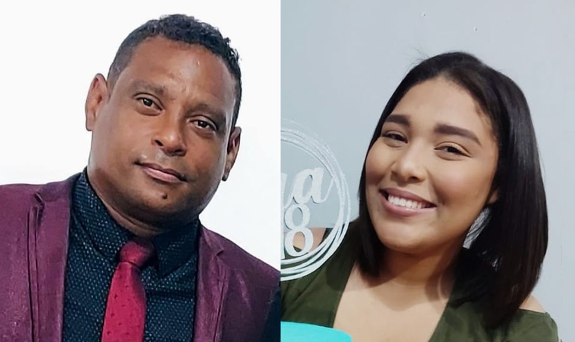 Pastor Ezequias Oliveira e sua filha, Luana Beatriz Oliveira. (Foto: Reprodução/Facebook)