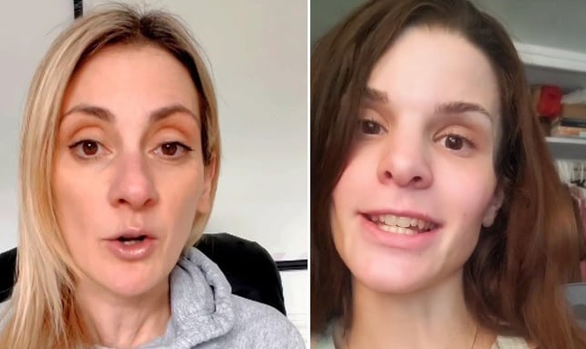 Jenn e Hannah, ex-médiuns salvas pela graça de Jesus. (Foto: YouTube/Jenn EXpsychic/TikTok/MustardSeedHannah)