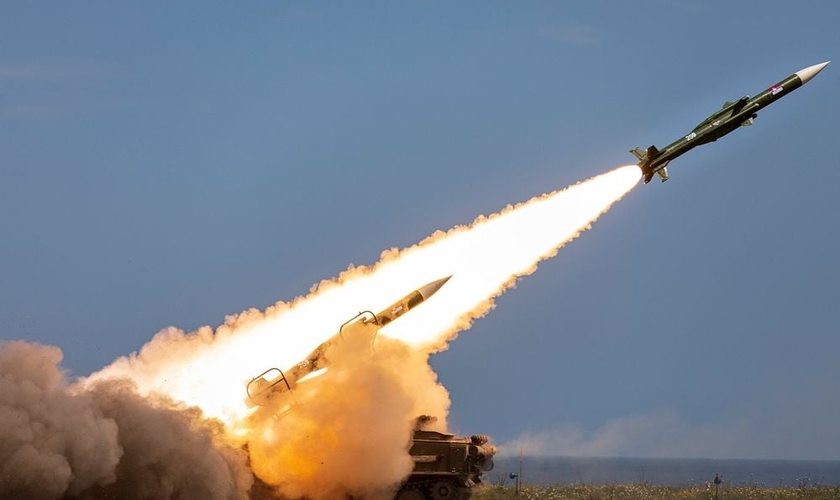 Sistema de mísseis durante o exercício militar na Bulgária. (Foto: Governo dos EUA)