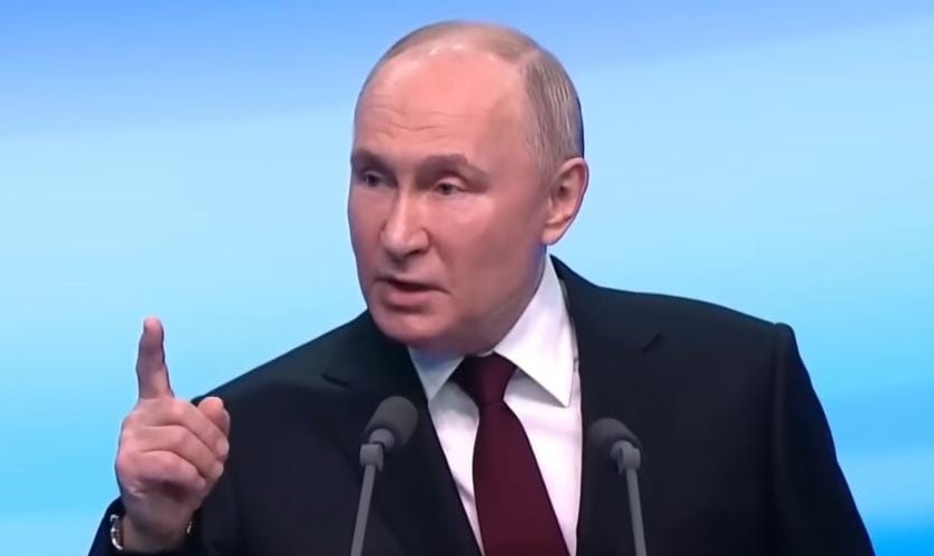 Vladimir Putin. (Captura de tela: YouTube/CNN Brasil)