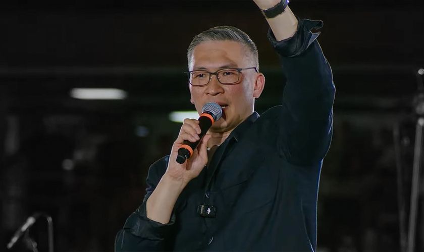 Philip Mantofa no The Send Brasil 2026. (Foto: Reprodução/YouTube/Dunamis Movement)