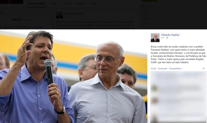 Eduardo Suplicy será novo secretário de Haddad em São Paulo