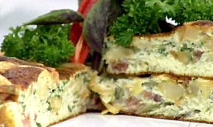 Omelete de batata frita