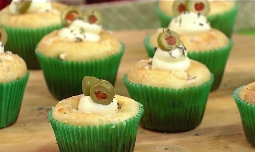 Cupcake de pizza