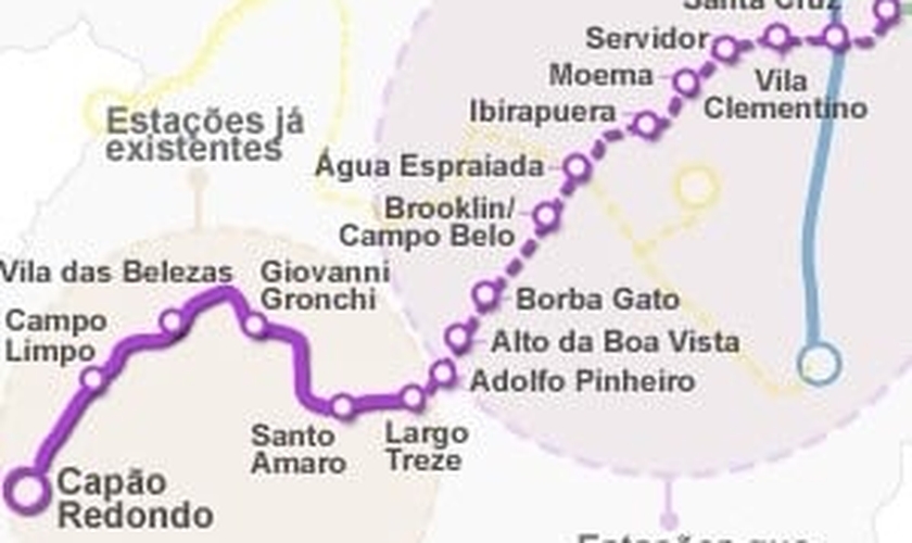 Governador Geraldo Alckmin sobre linhas de metrô