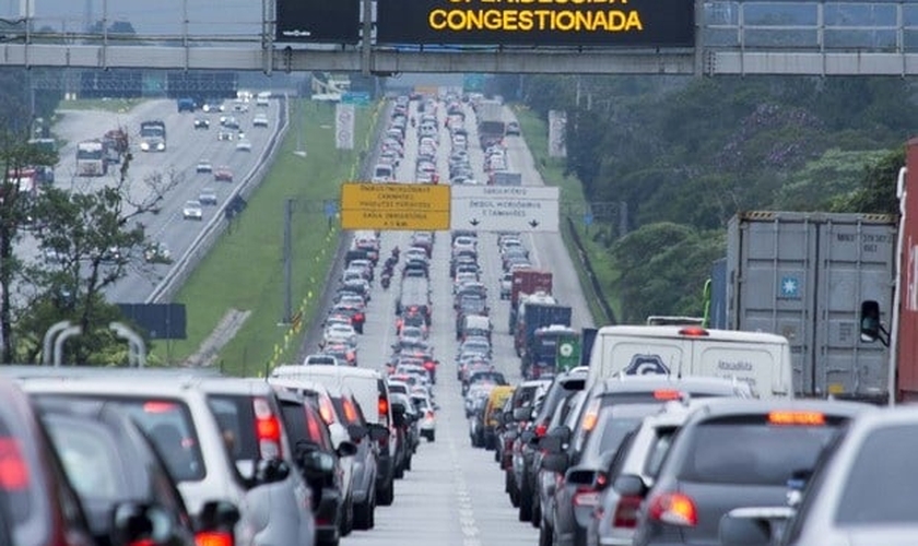 Trânsito na estrada