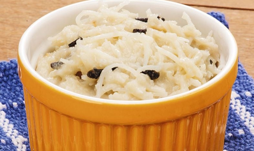 Cocada mole de panela de pressão