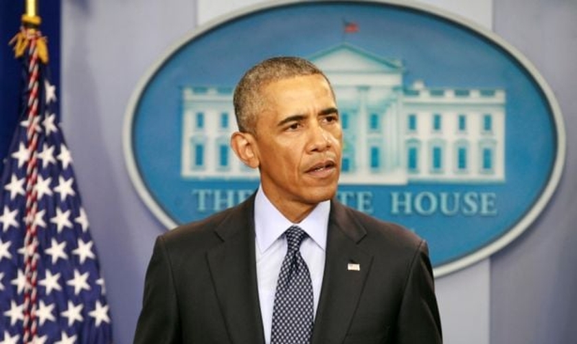 Da Casa Branca, o presidente dos EUA, Barack Obama fala sobre o pior tiroteio em massa na história EUA, ocorrido neste domingo, em Orlando. (Foto: Reuters)