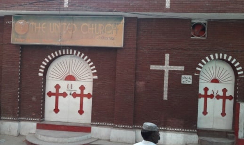 Igreja pentecostal Christian United, em Lahore, Paquistão. (Foto: World Watch Monitor)