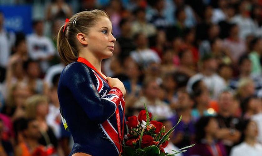 Shawn Johnson é ginasta e medalhista de ouro. (Foto: womenssportsfoundation)
